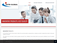 Tablet Screenshot of inter-global.com.pl